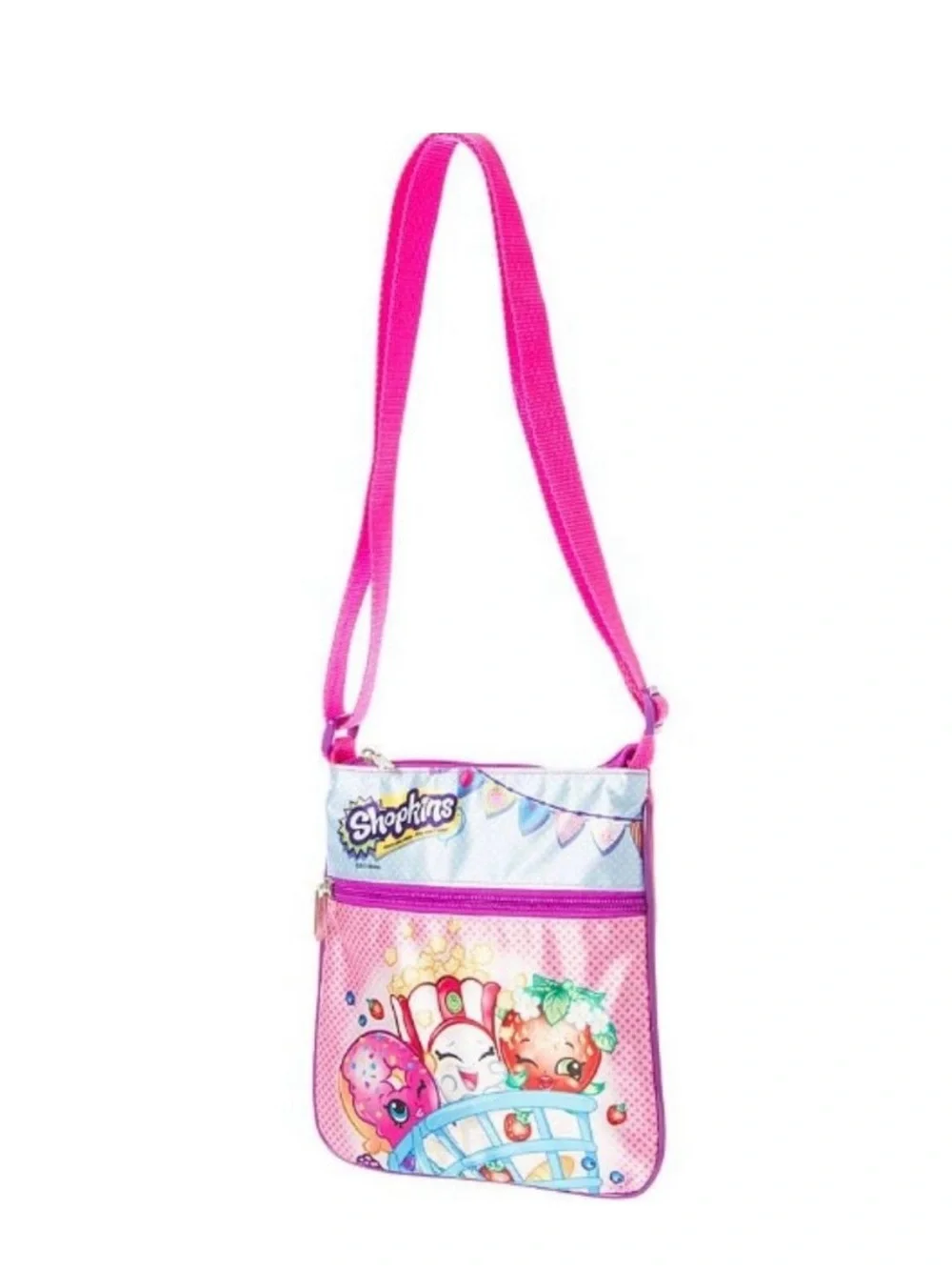 Shopkins Pink and Purple Kids Crossbody Bag